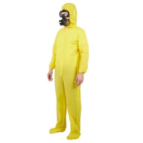 Kostym Halloween vuxen man eller kvinna "biologisk fara" S/M (x1) REF/66682