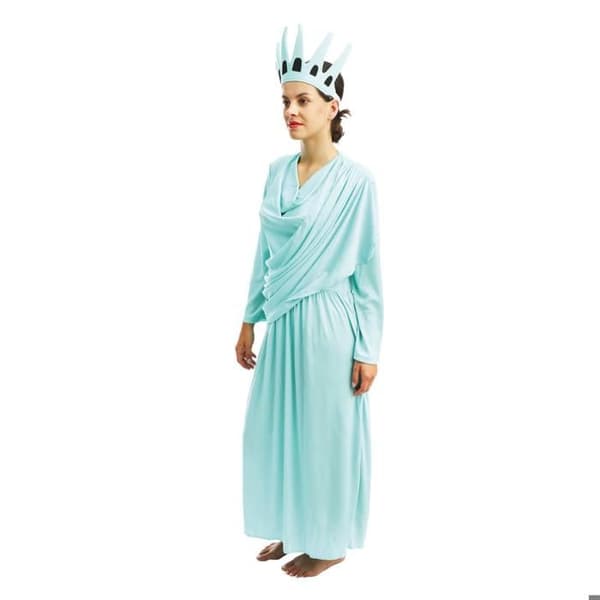 Déguisement Staty av Friheten Vuxen - PtitClown - Polyester - Ljusblå