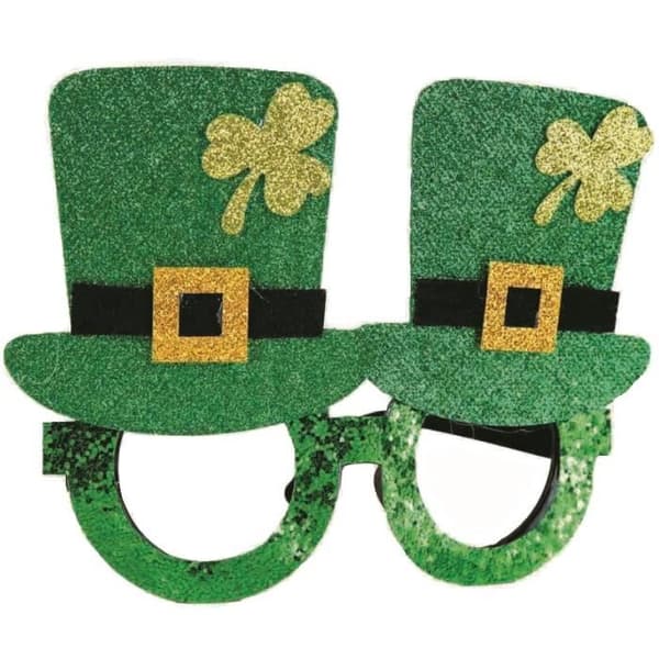 1 Par glasögon "St Patrick-hattar" REF/23242 (Accessoar för vuxendräkt)