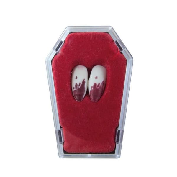 Vampyrblodtänder - P'TIT CLOWN - re63296 - Röd - Plast - Vuxen