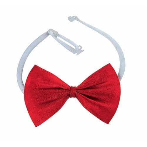 Röd tygfluga - PTIT CLOWN - elastisk - för vuxna