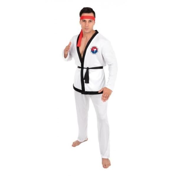 Kostym taekwondo vuxen S/M PtitClown Vit