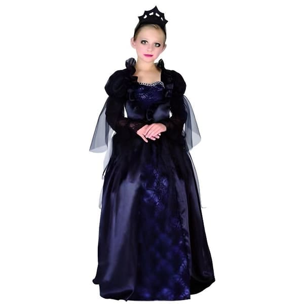 Vampyrdrottning Utklädnad Flicka - Märke NO NAME - Certifierad EU - Polyester - Svart