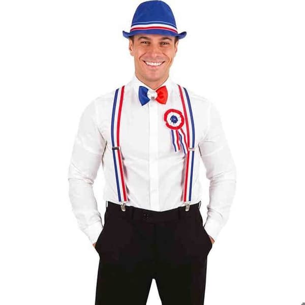 Trikolor hängslen - PTIT CLOWN - Tillbehör för utklädnad sålt separat - Vuxen