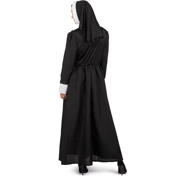 Kostym religiös god syster kvinna svart och vit - PTIT CLOWN - Storlek S-M