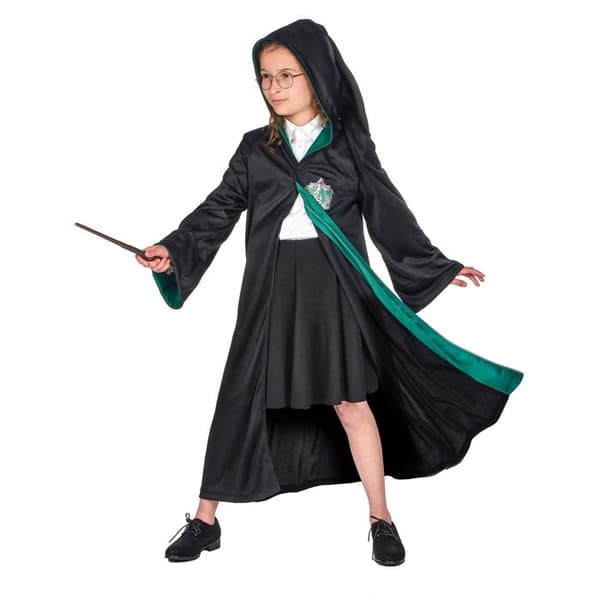 Klassisk Slytherin Harry Potter barndräkt