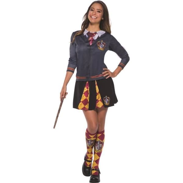 Harry Potter Gryffindor höga strumpor - Pojke - Från 6 år - Rubiner