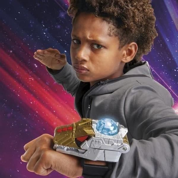 Power Rangers Cosmic Fury Cosmic Morpher, förklädnad till superhjältekostym med elektronisk ljudskanning, från 5 år