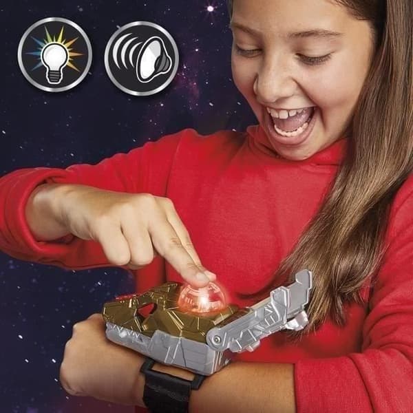 Power Rangers Cosmic Fury Cosmic Morpher, förklädnad till superhjältekostym med elektronisk ljudskanning, från 5 år