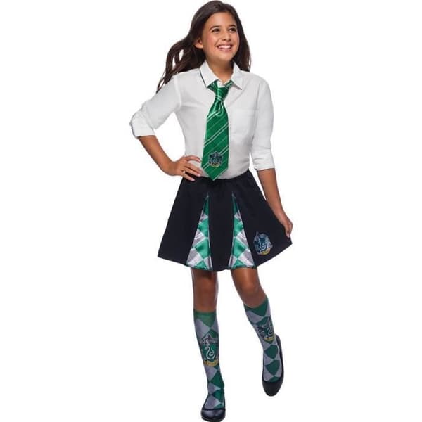 Slytherin Tie - RUBIER - Harry Potter - Barn - Grön