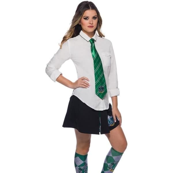 Slytherin Tie - RUBIER - Harry Potter - Barn - Grön