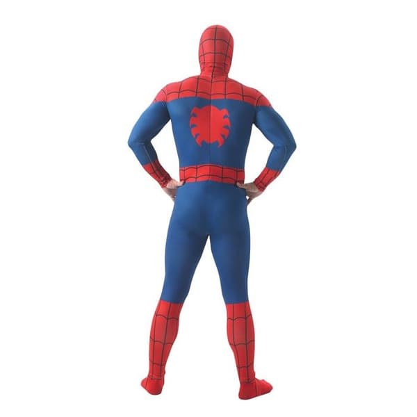 Vuxen Spiderman Kostym - Röd - Berömd karaktär - Polyester