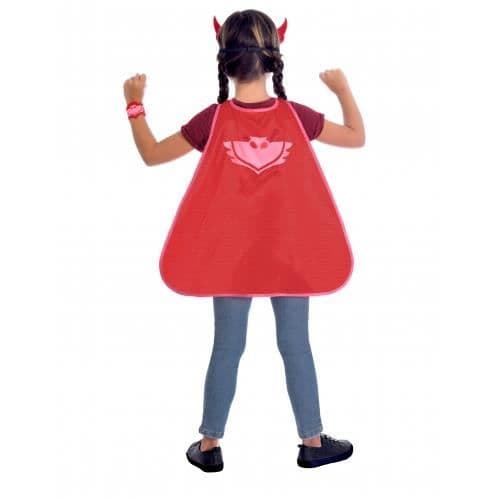 Bibou Pyjamasques Costume - Mask, cape och matchande armbandssats