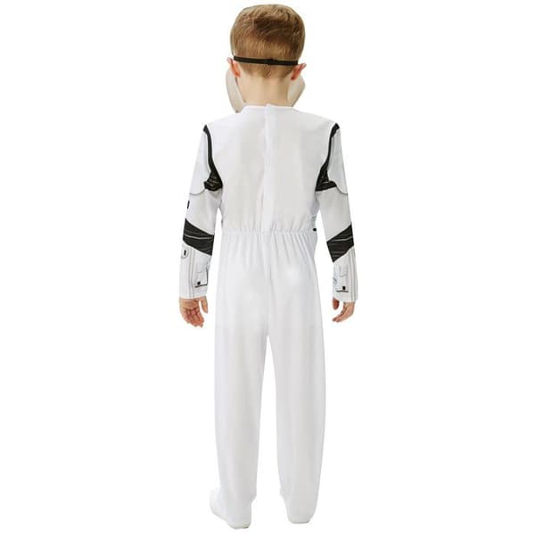 Storm Trooper Star Wars VII Kostym - DISNEY - Barn 9 år - Vit - Star Wars-licens - Polyester