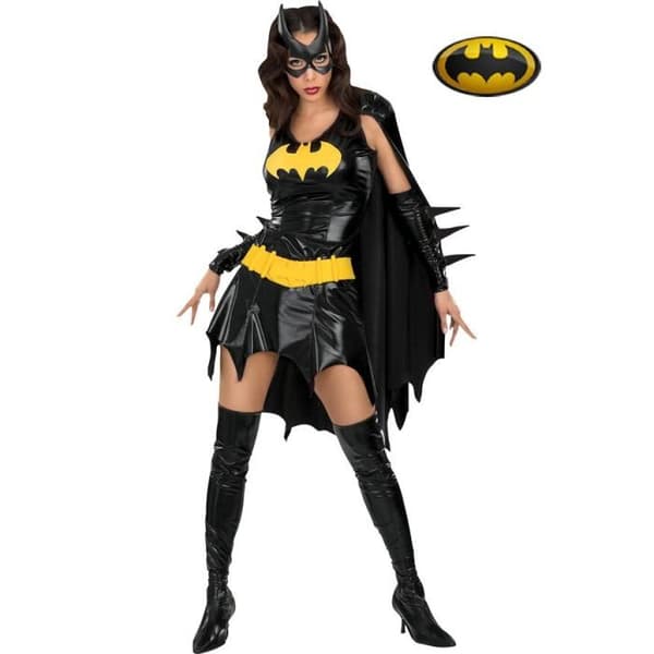 BATGIRL™ sexig vuxendräkt - RUBIN - Fiktiv karaktär - Svart - EU-certifierad