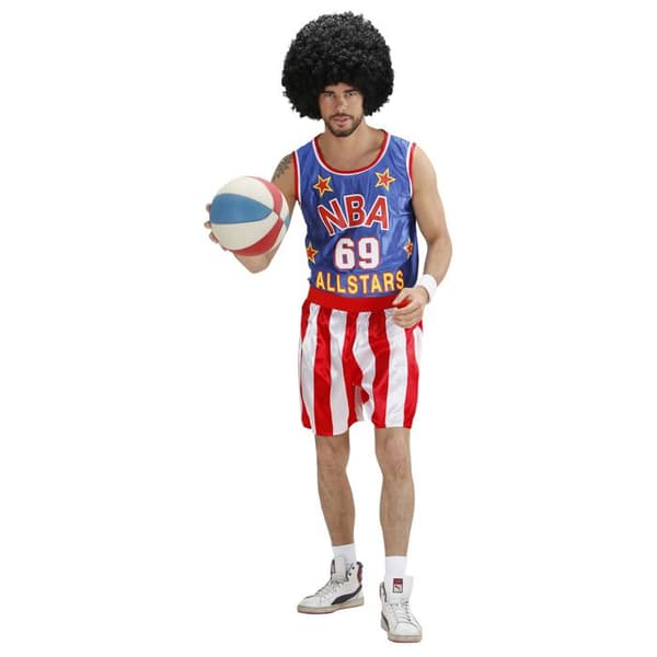 NBA basketdräkt för män - 211897 - Röd och vit - Blå - Elastisk midja