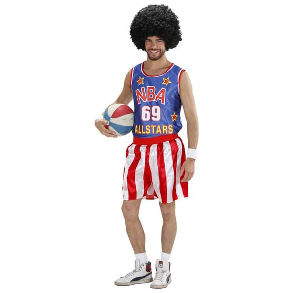 NBA basketdräkt för män - 211897 - Röd och vit - Blå - Elastisk midja