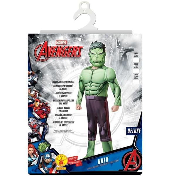 Hulk Avengers kostym för barn - mjuk skum vadderad modell