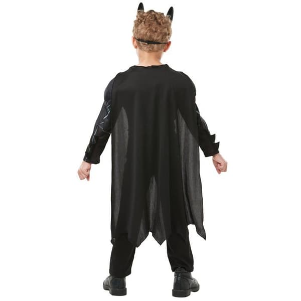 Batman 80 Kostym - RUBIER - Muskeleffekt - Kap och mask ingår