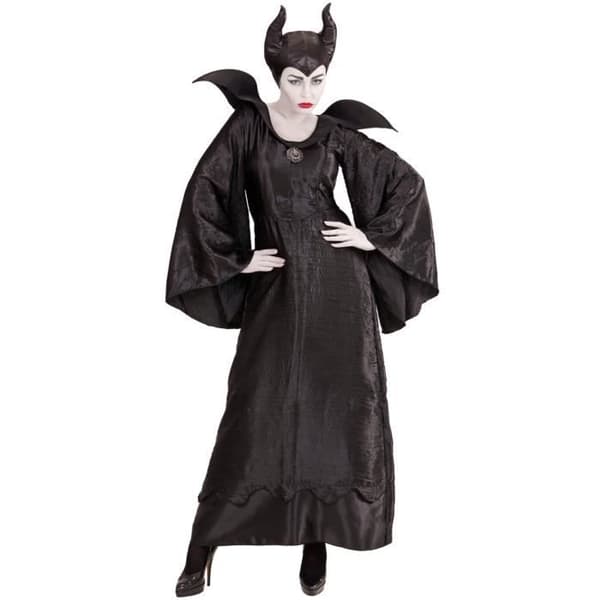 Mörk Maleficent Kostym för kvinnor - WIDMANN - Svart - Vuxen