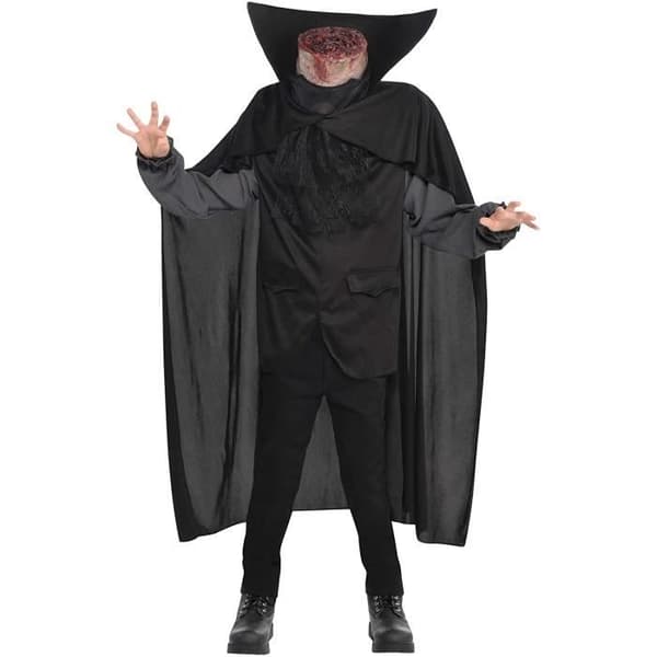 Barnens Halloweendräkt - AMSCAN - Headless Horseman - Storlekar 8-10 år - Svart