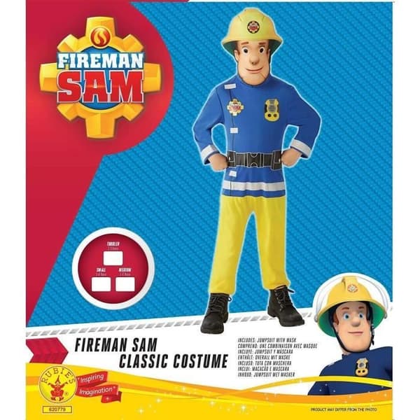 Brandman Sam Kostym + tillbehör - Pojke - 3 till 4 år - RUBIER - Polyester - Brandman Sam License