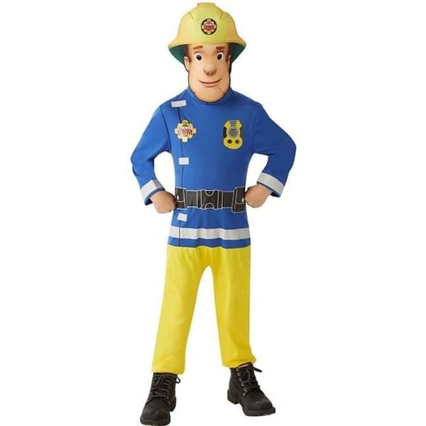 Brandman Sam Kostym + tillbehör - Pojke - 3 till 4 år - RUBIER - Polyester - Brandman Sam License