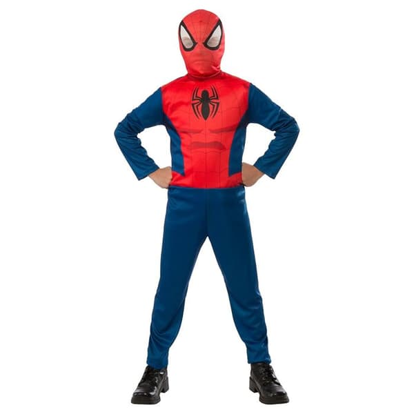 Instegsdräkt Spiderman - Storlek S - Herr - Vit/Blå/Röd