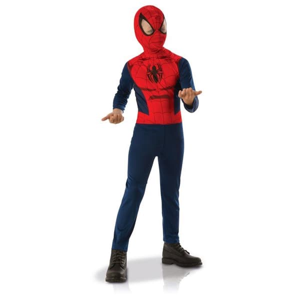 Instegsdräkt Spiderman - Storlek S - Herr - Vit/Blå/Röd