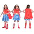 Miniatyrbild 1 av 2: Klassisk Wonder Woman barndräkt - MÄRKE - Röd - 6/8 år