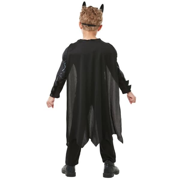 Batman 80 Kostym - RUBIER - Muskeleffekt - Kap och mask ingår