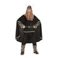 Miniatyrbild 1 av 4: Dunkel Vikingkostym - WIDMANN - XXL - Svart - Jacka, byxor, bälte, hjälm