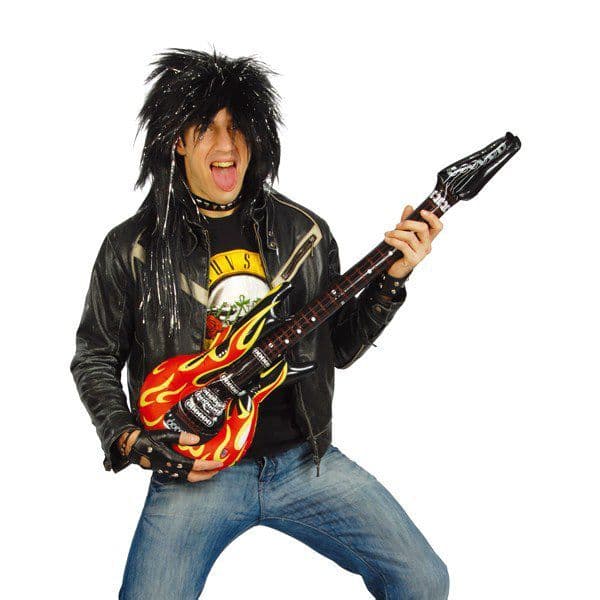 Inflatable guitar - Unknown brand - 102 cm - Black - Plastic