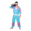 Miniatyrbild 4 av 4: Kostym joggingdress - WIDMANN - 80-tal - Blå - Jacka och byxor - Vuxen XXL