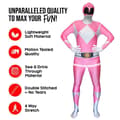 Miniatyrbild 3 av 6: Morphsuitkostym Power Ranger Rosa, Halloweenkostym, Evenemang och Fester, XL