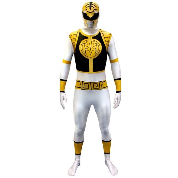 Morphsuits Kostym Power Ranger Vit, Dräkt Herr, Halloweenkostym Power Rangers, M