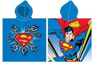 Hupullinen poncho Superman-pyyhe