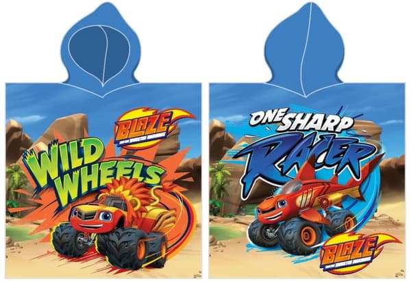 HÆTTEPONCHO Blaze Cars Håndklæde