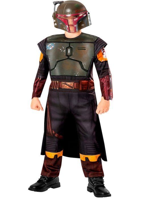 Lyxig Star Wars Boba Fett-kostym för barn