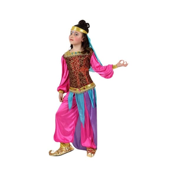 Maskeraddräkt för barn Th3 Party Multicolour Arabisk prinsessa (3 Delar) - 7-9 år