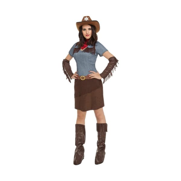 Maskeraddräkt vuxna My Other Me Cowgirl M/L
