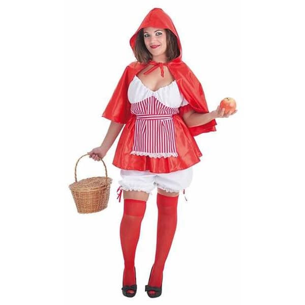 Maskeraddräkt vuxna Rödluvan M/L (4 Delar)