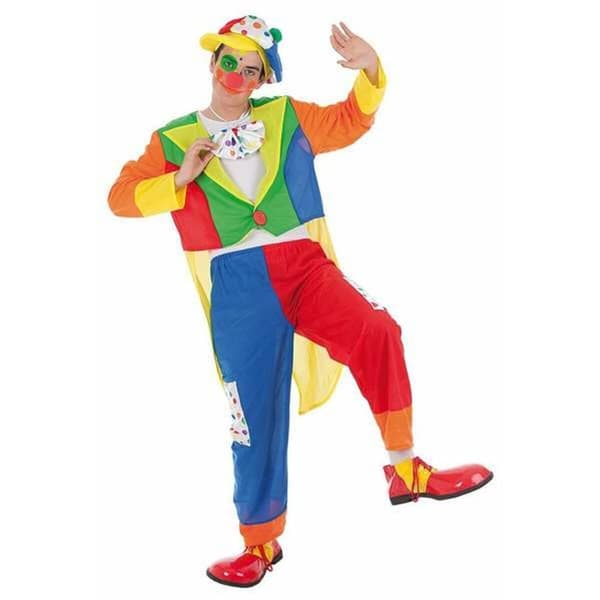 Maskeraddräkt vuxna Tino Clown M/L (4 Delar)