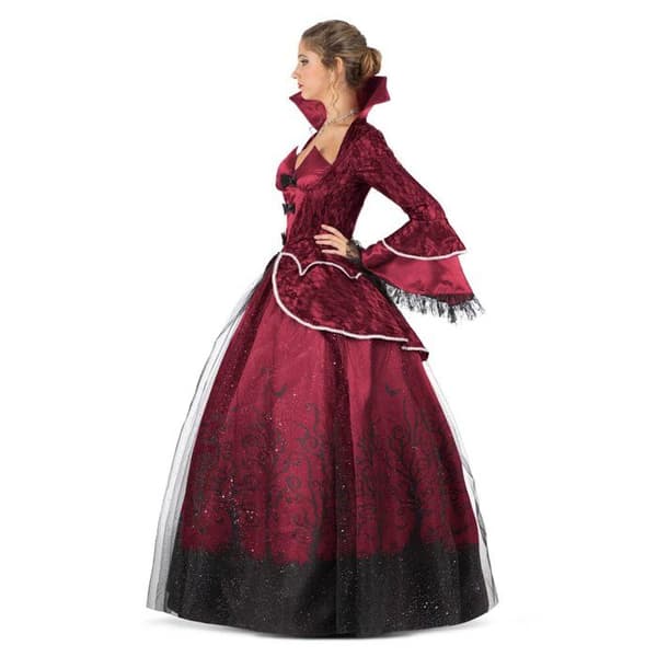 Vampyrdrottning kostym - MY OTHER ME - Flera storlekar - Svart - Röd - Polyester