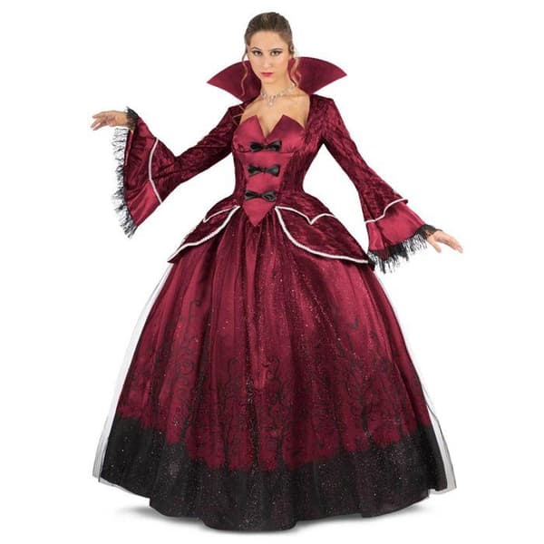 Vampyrdrottning kostym - MY OTHER ME - Flera storlekar - Svart - Röd - Polyester