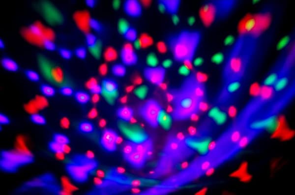 Jouluinen RGB-laserprojektori 3,6 W:n LED-väripallot