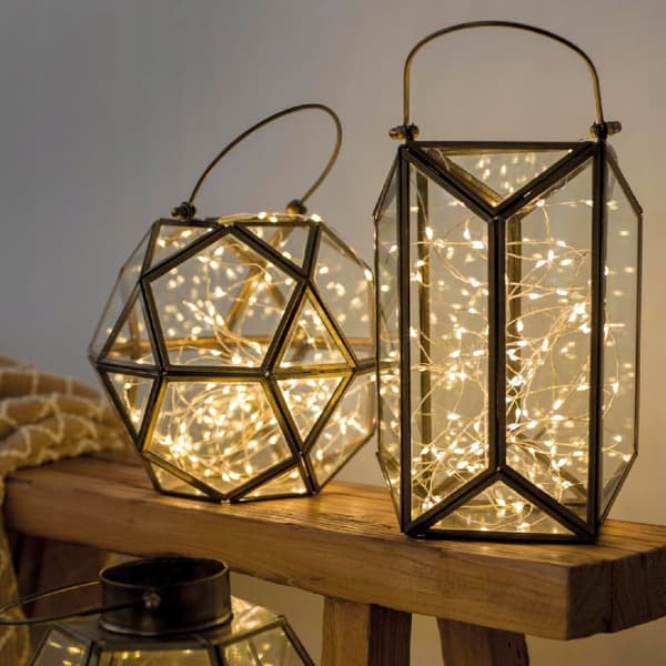 Julelys mikro LED koldhvid 1,95 m