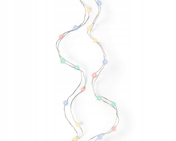 Värikkäät koristeelliset mikro-LED-valot 95 cm