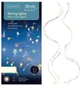 Pikkukuva 1 / 3: Värikkäät koristeelliset mikro-LED-valot 95 cm
