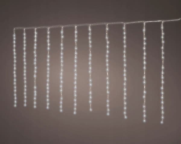 LED-ulkovaloverho jääpuikot 200x100 cm